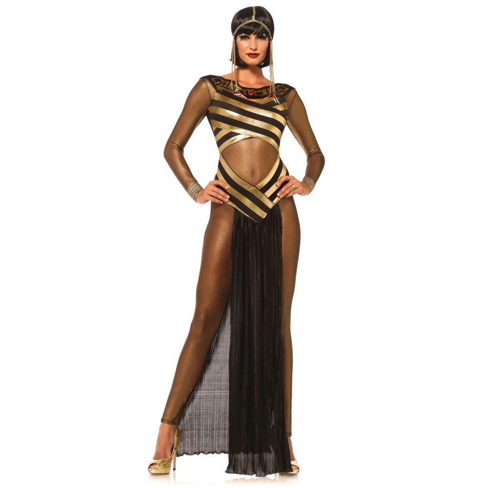 Leg Avenue - Goddess Isis Costume - Noir/Couleur or